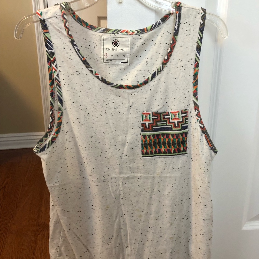 Mens multi color tank top